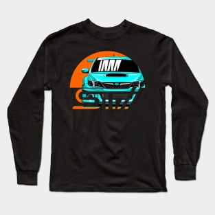 WRX Sti Cyan Long Sleeve T-Shirt